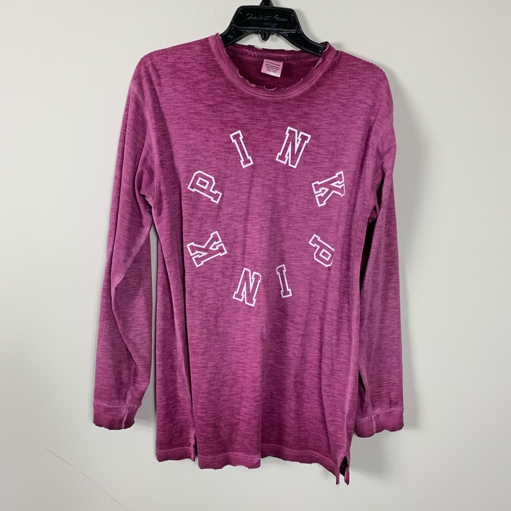 XS VICTORIAS SECRET PINK SHIRT LONG SLEEVE